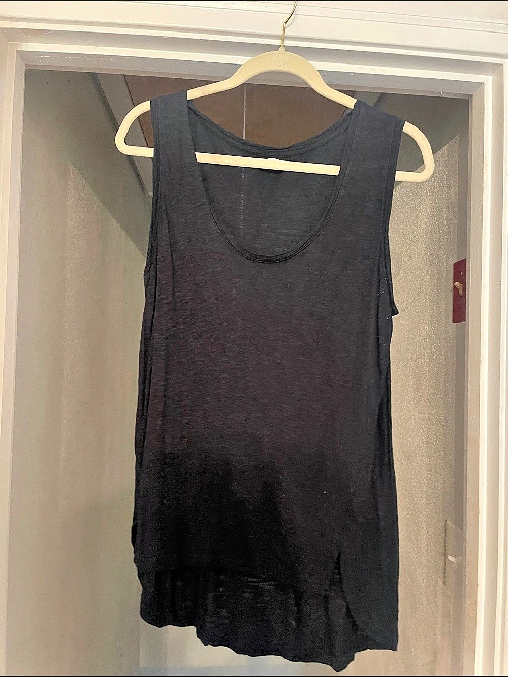 Madewell Scoopneck Tank Top in Black